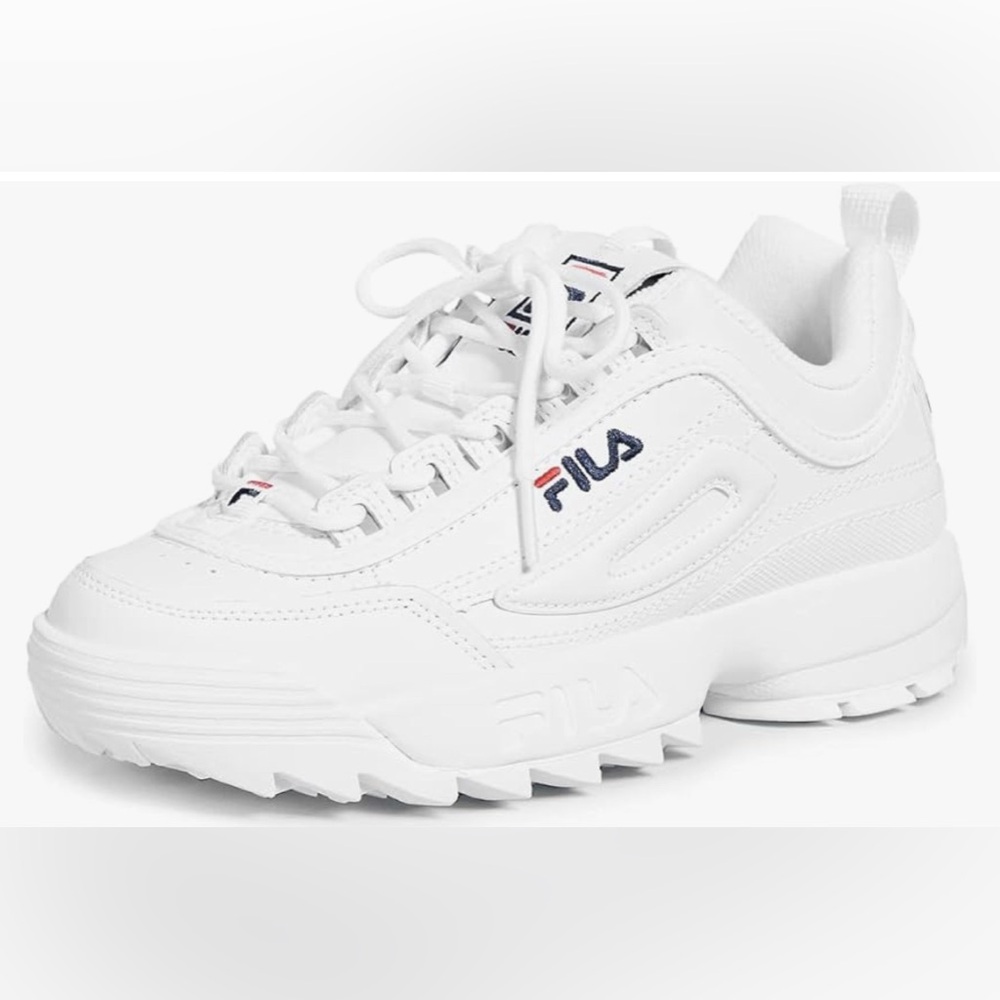 Fila white tennis shoes brand new